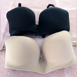 Set of 2 Victoria Secret wireless push up bra